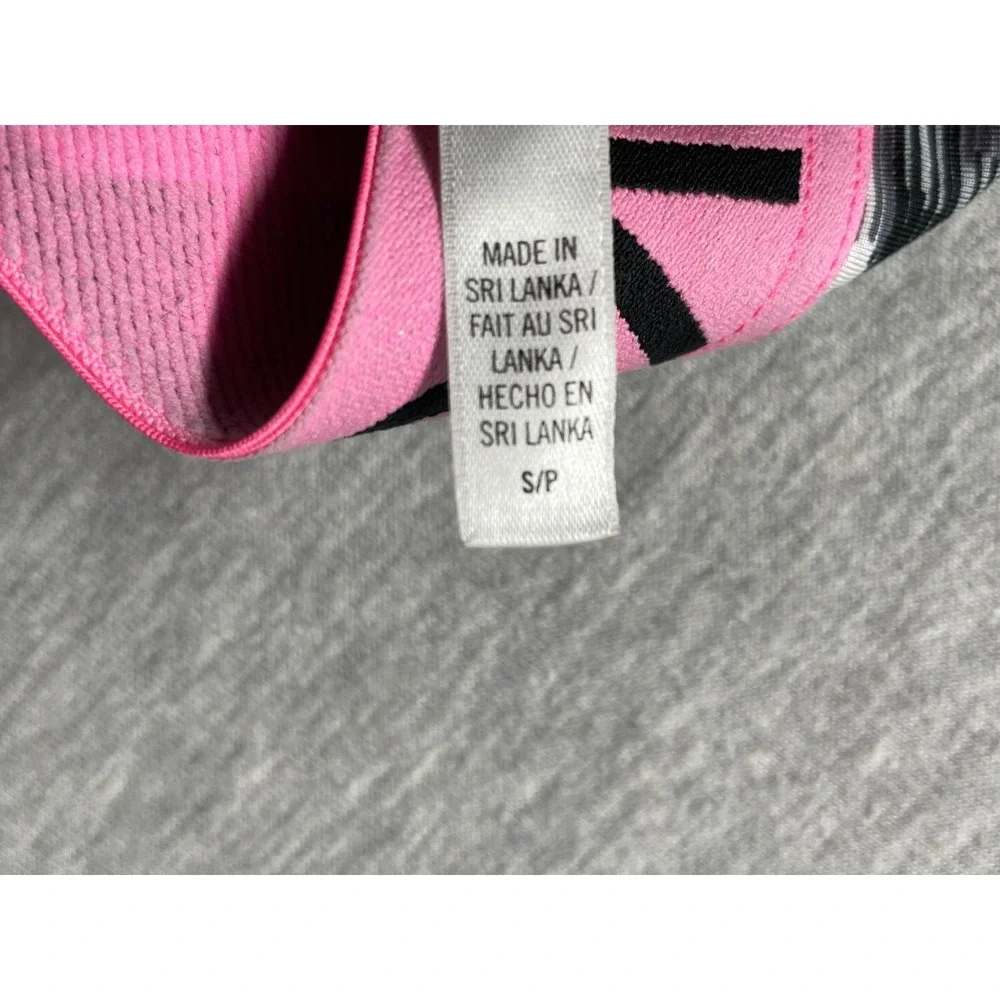 Victoria's Secret VSX Sports Bra Womens XS Multicolor Abstract Print Racerback